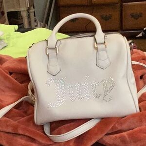 Juicy Couture White Satchel with Structured Design